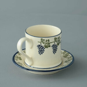 Grapes And Vine Mug & Saucer - Small
