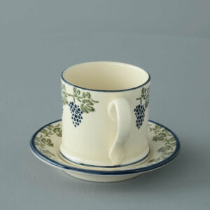 Grapes And Vine Mug & Saucer - Small