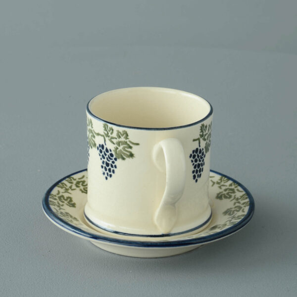 Grapes And Vine Mug & Saucer - Small