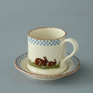 Rabbit Mug & Saucer - Small