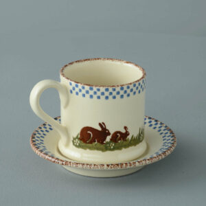 Rabbit Mug & Saucer - Small