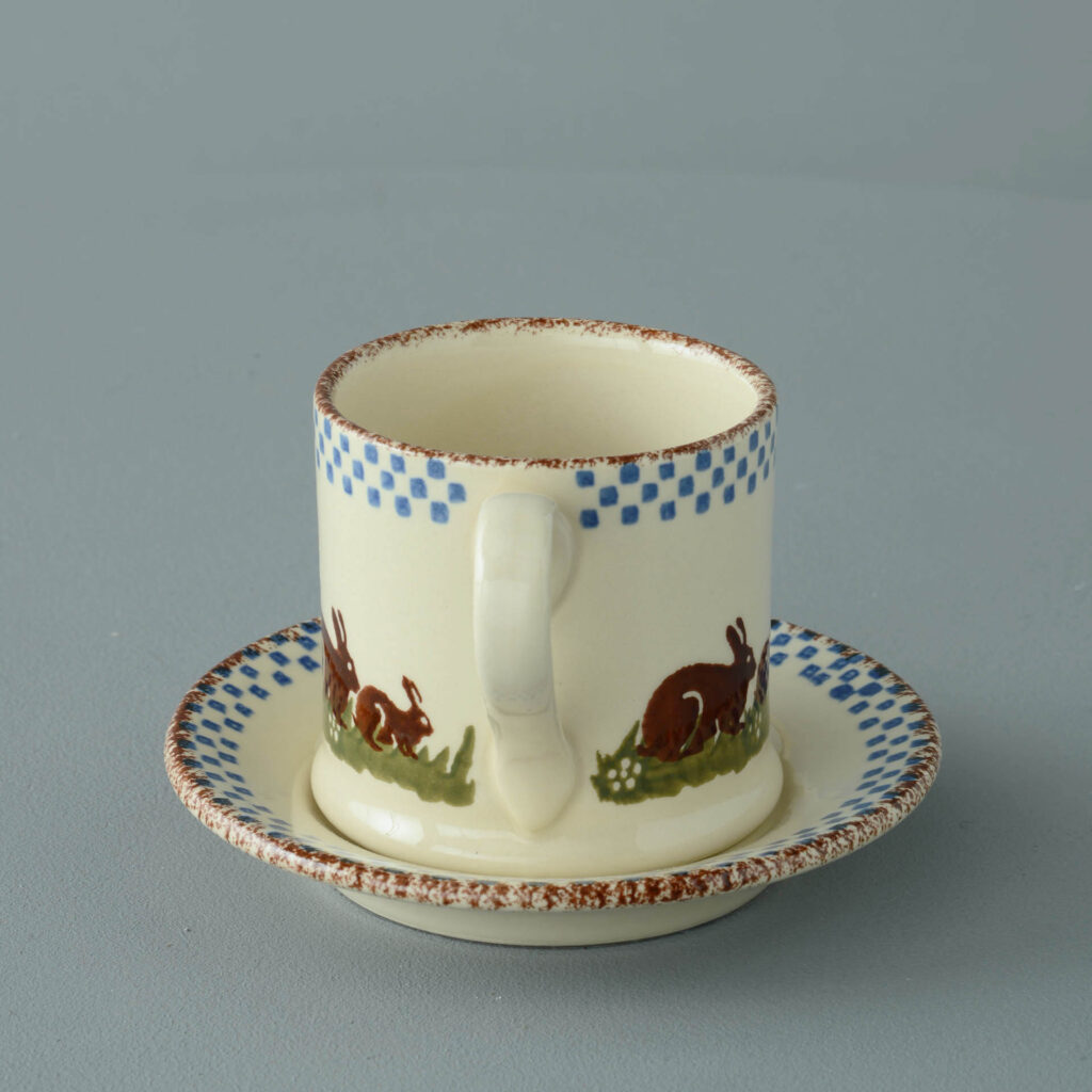 Rabbit Mug & Saucer - Small