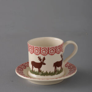 Reindeer Mug & Saucer - Small