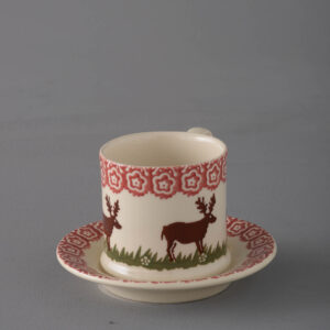 Reindeer Mug & Saucer - Small