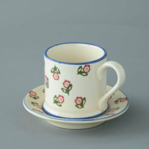 Scattered Rose Mug & Saucer - Small