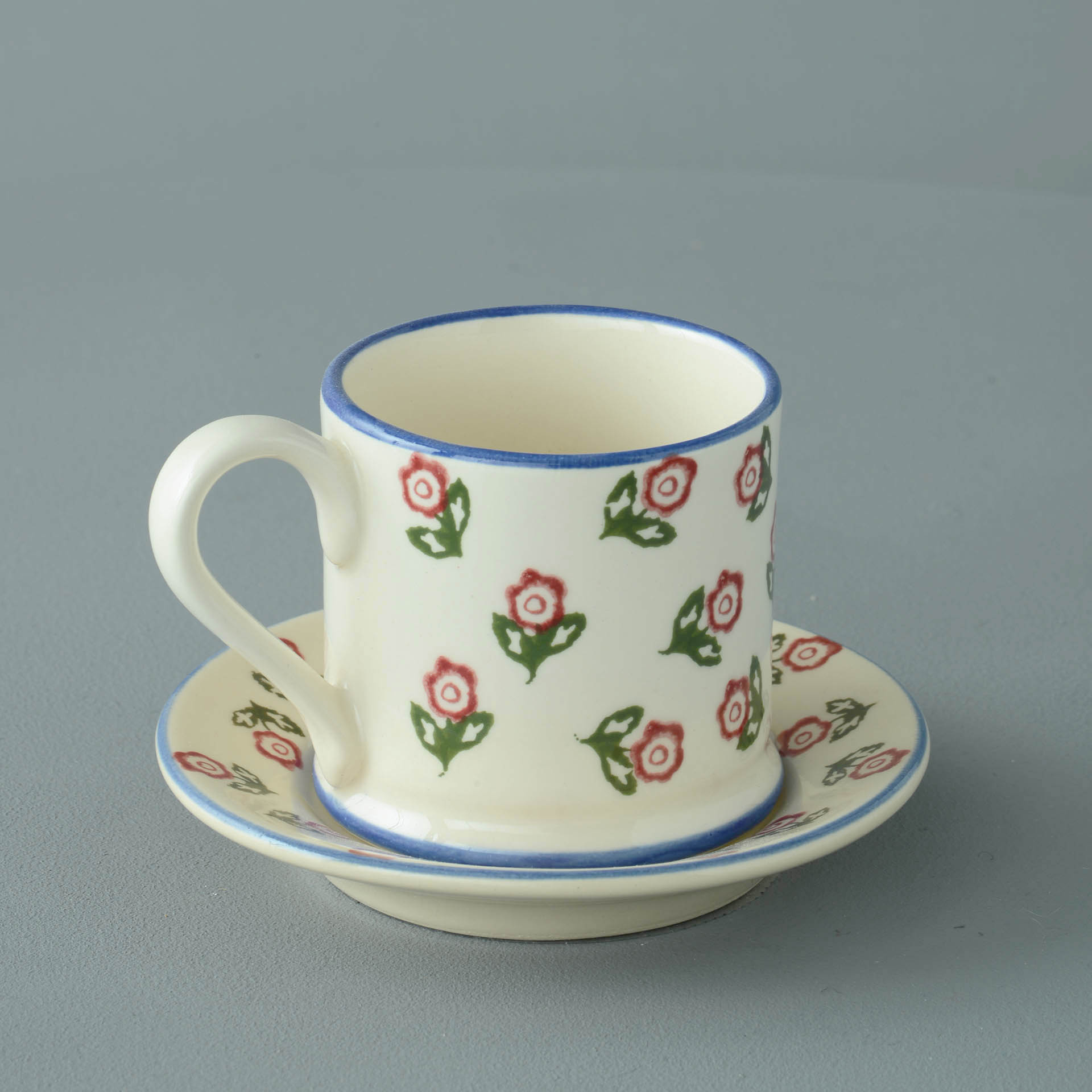 Scattered Rose Mug & Saucer - Small