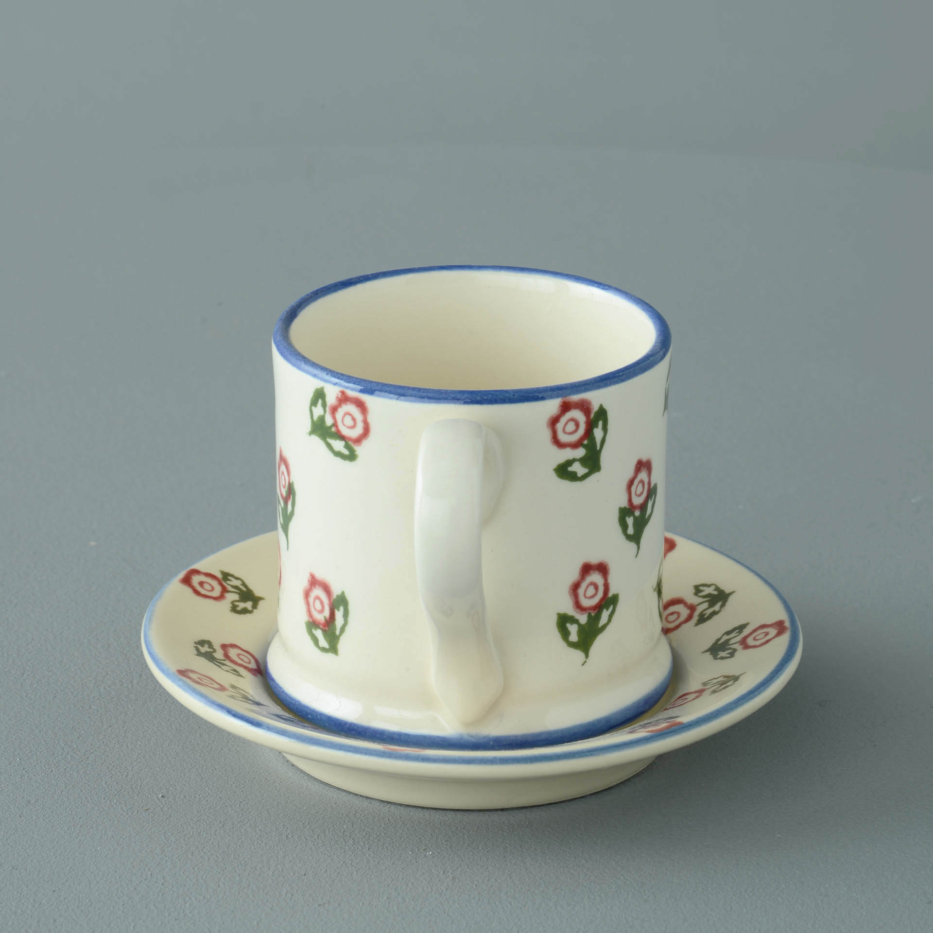 Scattered Rose Mug & Saucer - Small