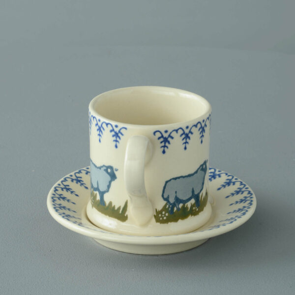 Sheep Mug & Saucer - Small