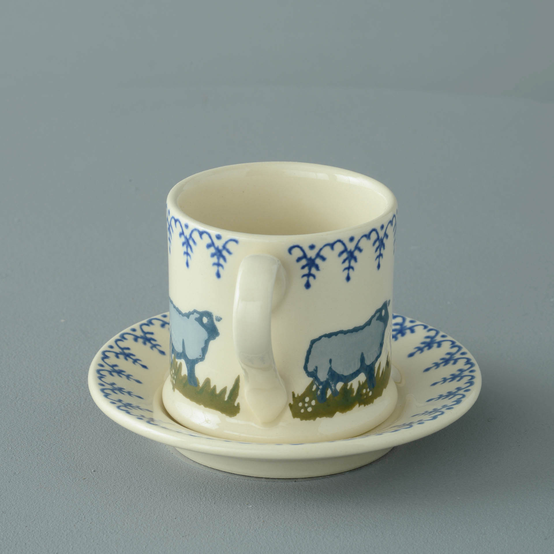 Sheep Mug & Saucer - Small
