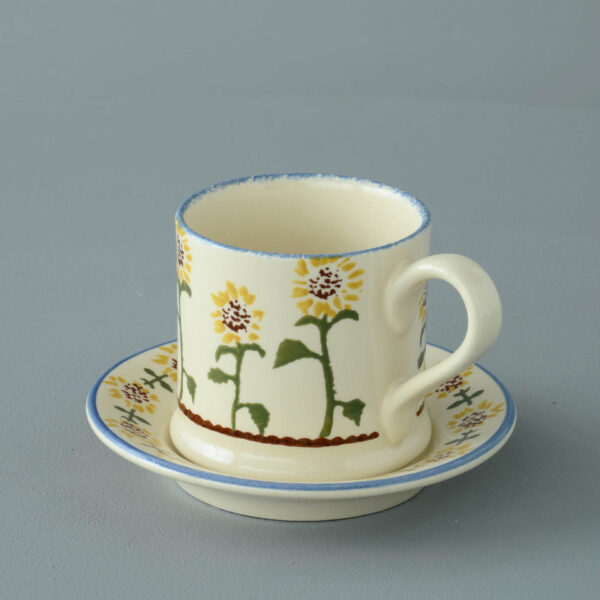 Sunflower Mug & Saucer - Small