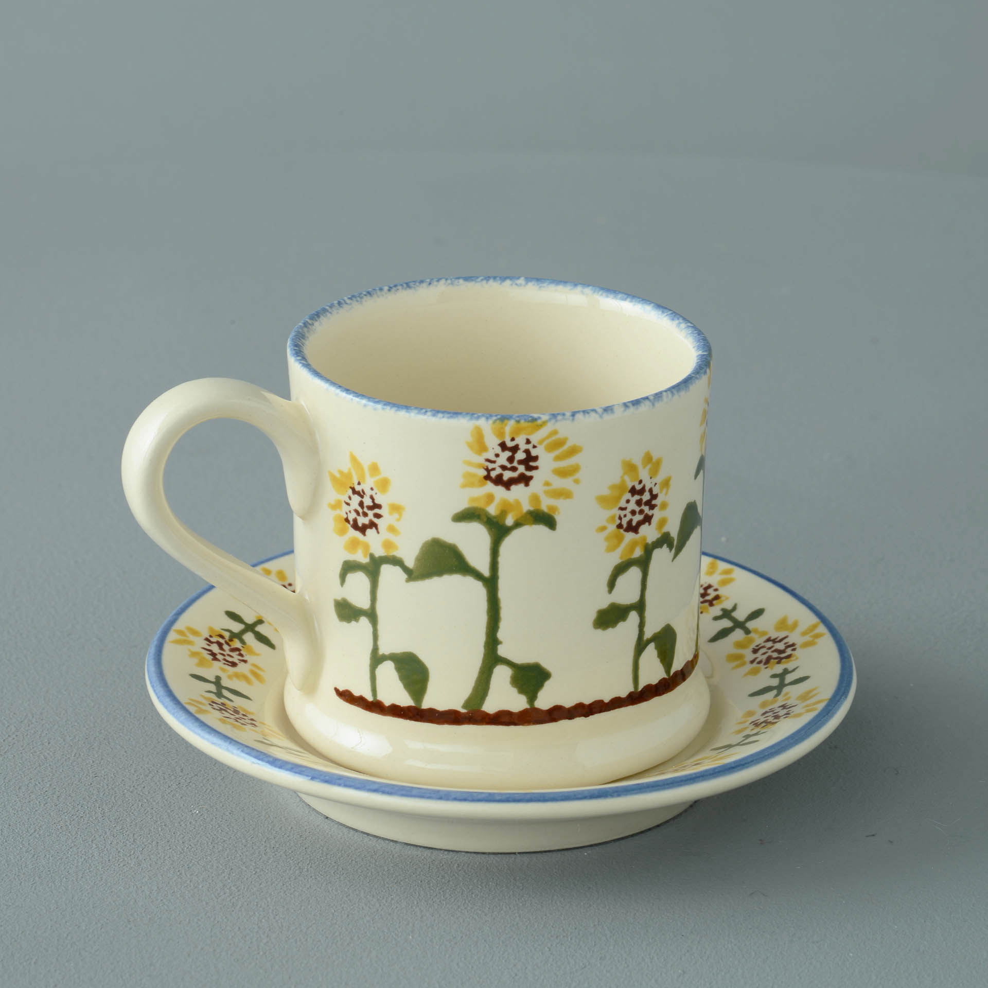 Sunflower Mug & Saucer - Small