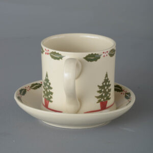 Christmas Tree Snack Saucer & Mug - Large