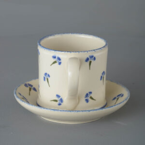 Cornflower Snack Saucer & Mug - Large