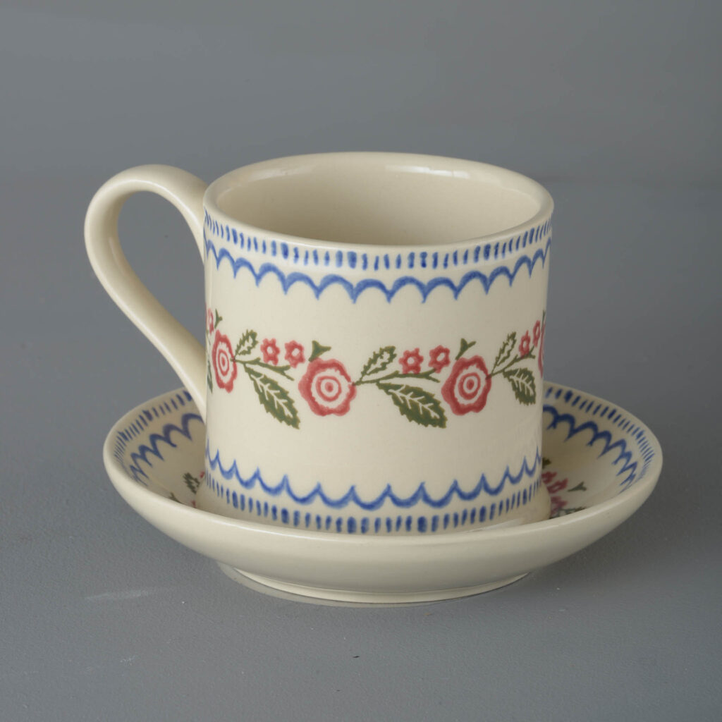 Creeping Briar Snack Saucer & Mug - Large