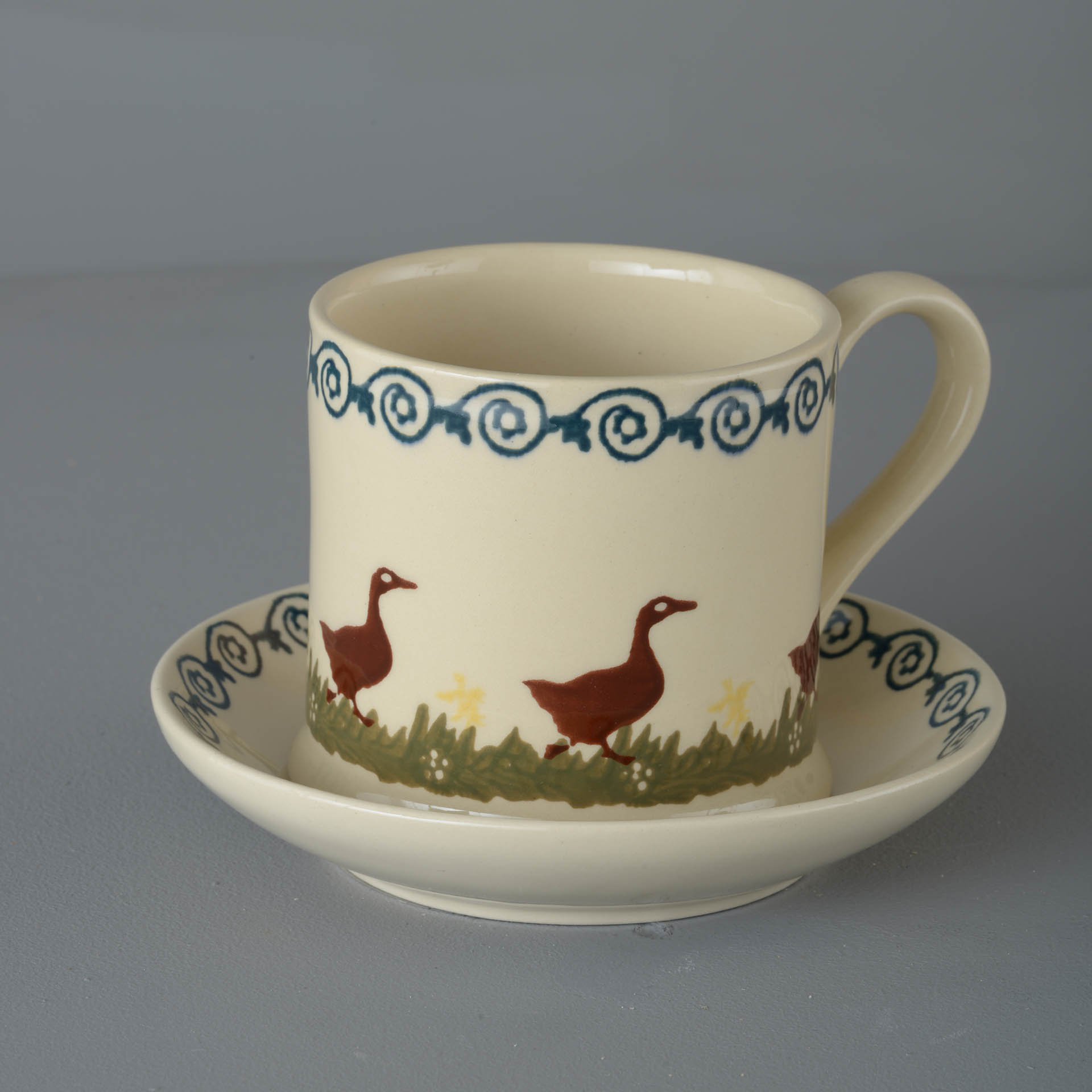 Duck Snack Saucer & Mug - Large