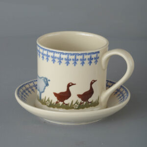 Farm Animal Snack Saucer & Mug - Large