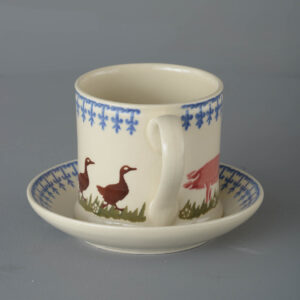 Farm Animal Snack Saucer & Mug - Large