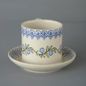 Floral Garland Snack Saucer & Mug - Large