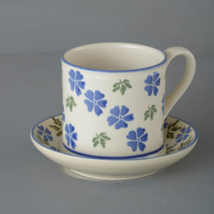 Geranium Snack Saucer & Mug - Large