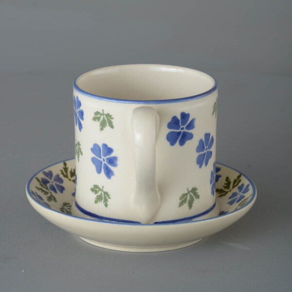 Geranium Snack Saucer & Mug - Large