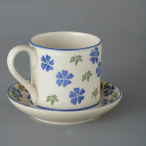 Geranium Snack Saucer & Mug - Large