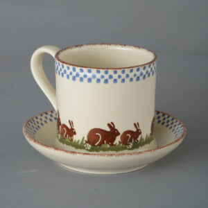 Rabbit Snack Saucer & Mug - Large