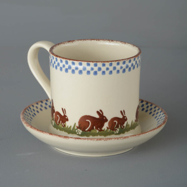 Rabbit Snack Saucer & Mug - Large