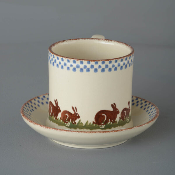 Rabbit Snack Saucer & Mug - Large