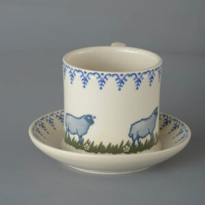 Sheep Snack Saucer & Mug - Large