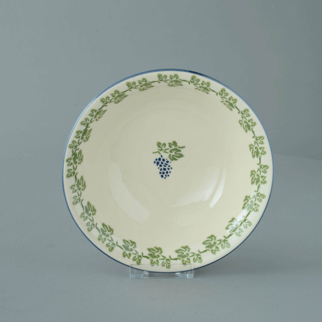 Grapes And Vine Bowl - Porridge Size