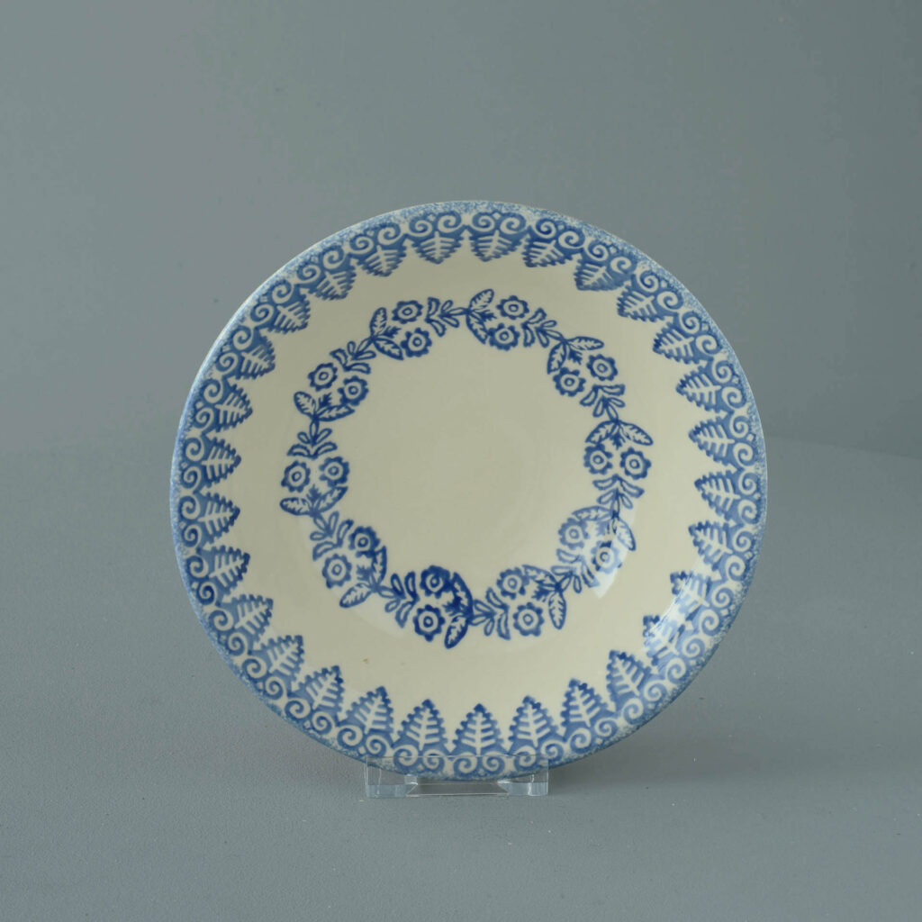 Lacey Blue Bowl - Porridge Size