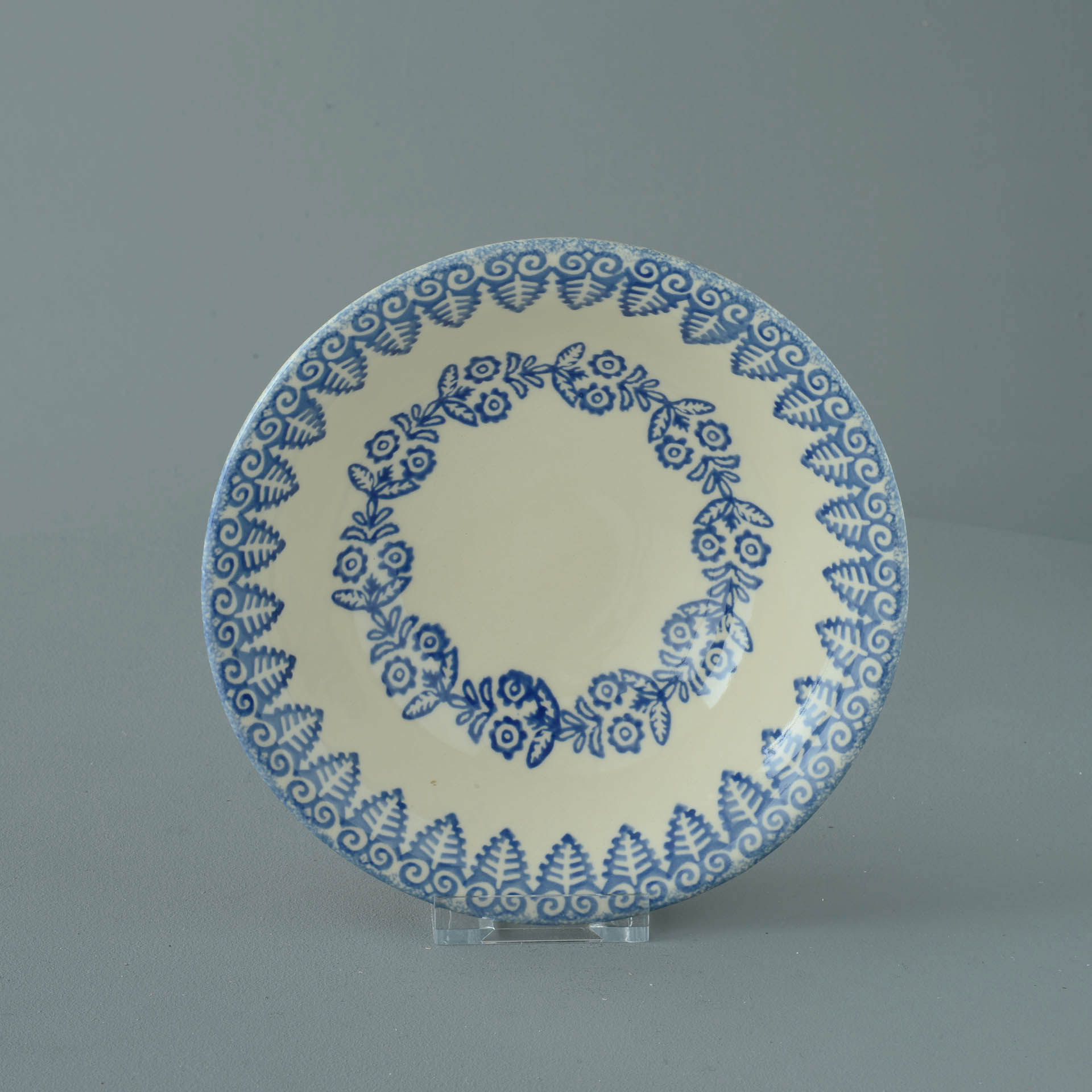 Lacey Blue Bowl - Porridge Size