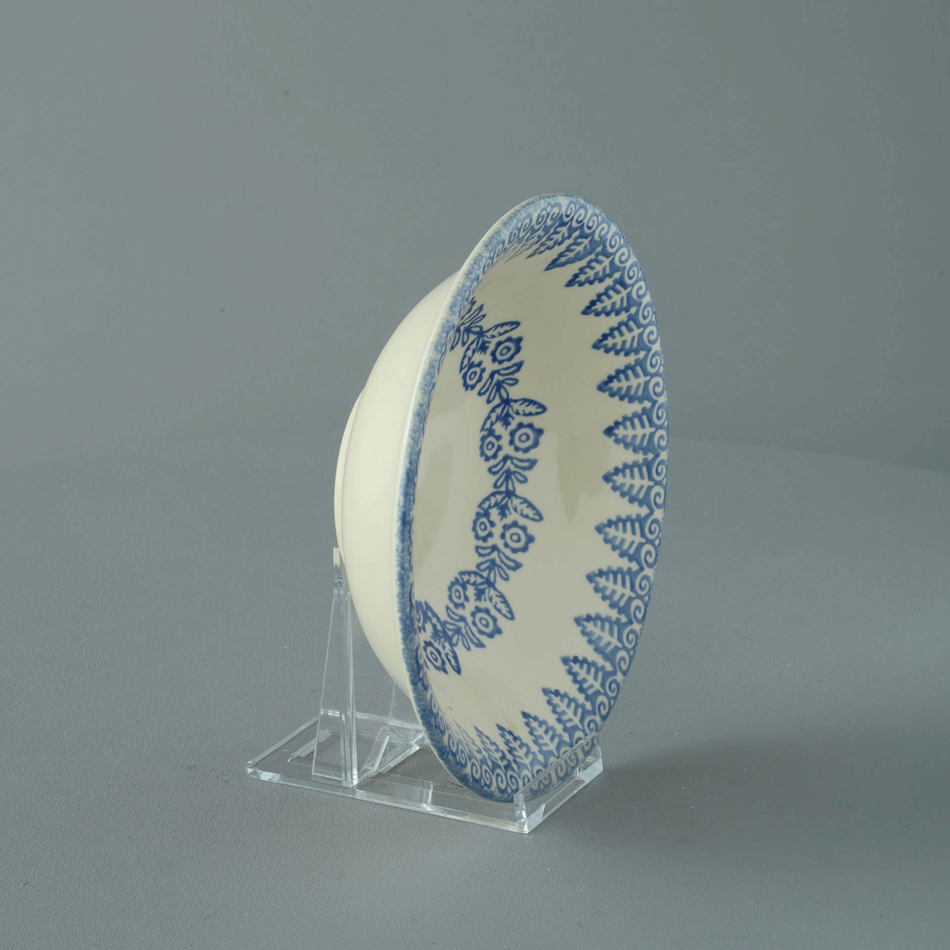 Lacey Blue Bowl - Porridge Size