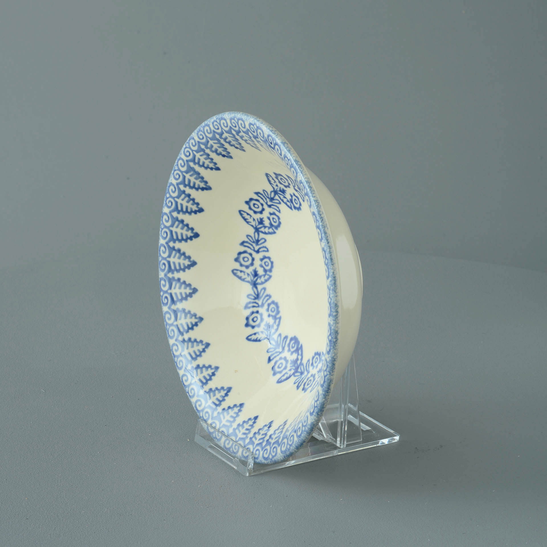 Lacey Blue Bowl - Porridge Size