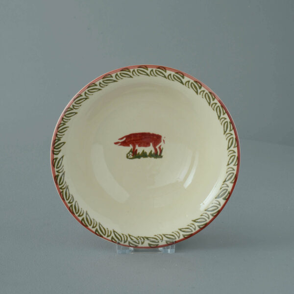 Pink Pig Bowl - Porridge Size