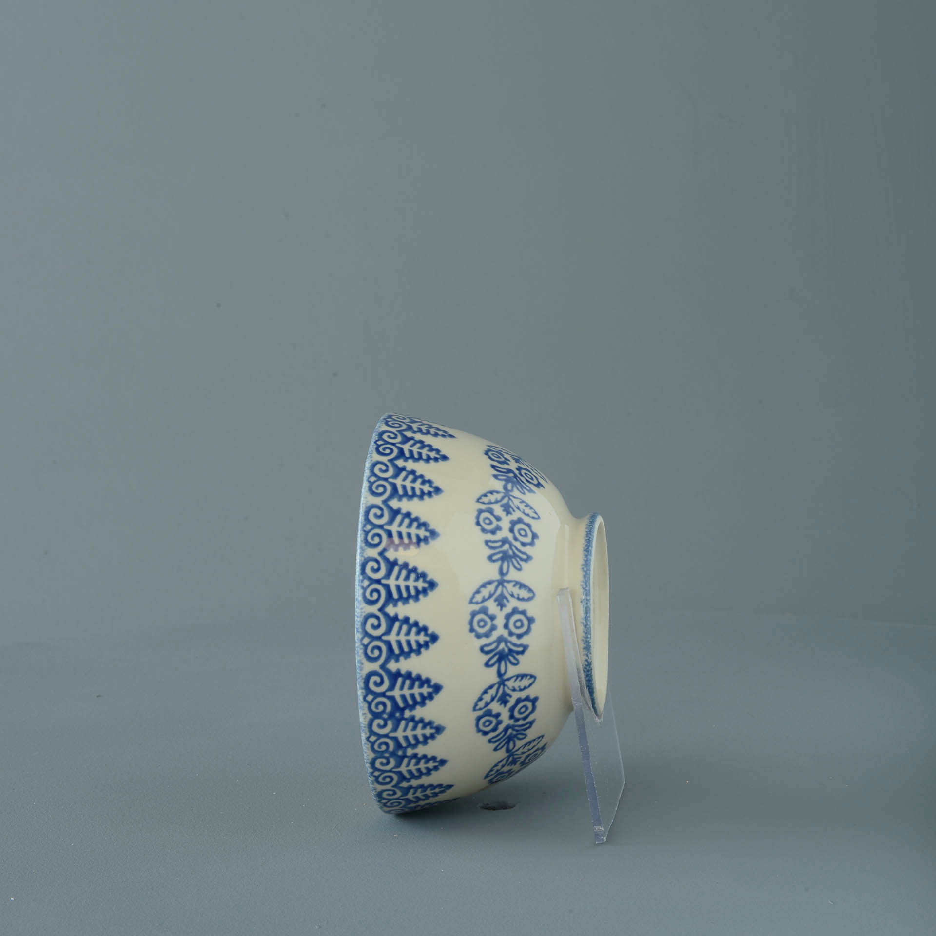Lacey Blue Bowl - Cereal Size