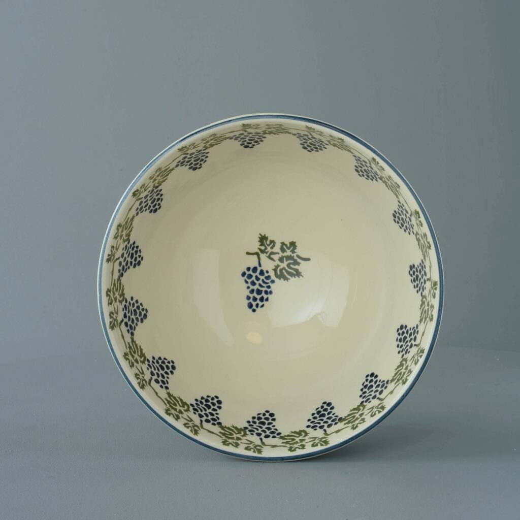 Grapes And Vine Bowl - Serving
