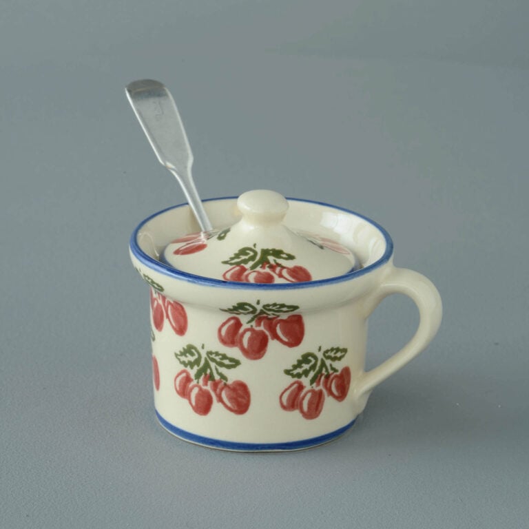 Cherry Mustard Pot