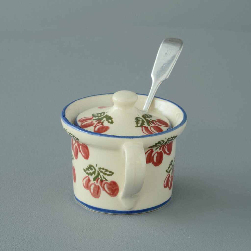 Cherry Mustard Pot