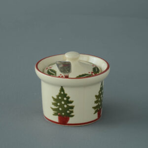 Christmas Tree Mustard Pot
