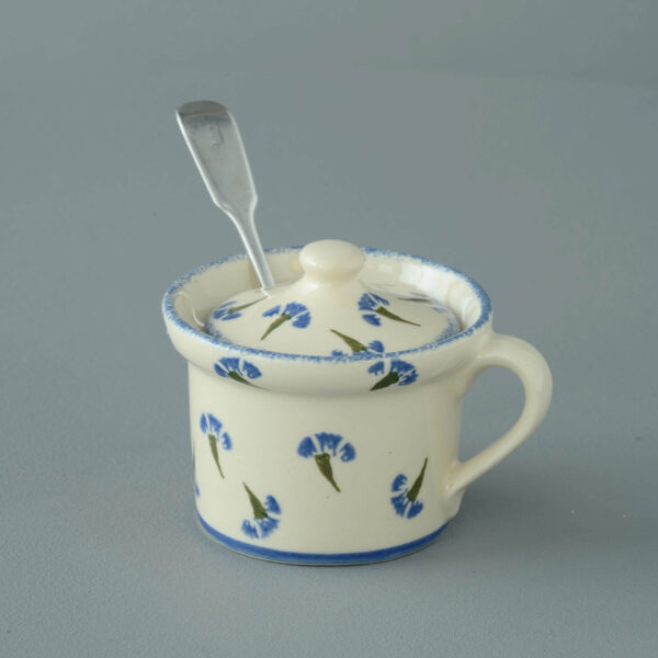 Cornflower Mustard Pot