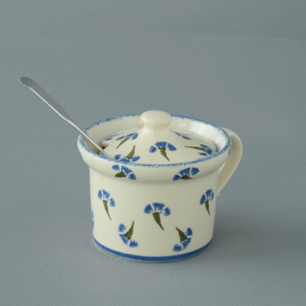 Cornflower Mustard Pot