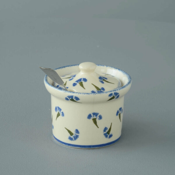 Cornflower Mustard Pot