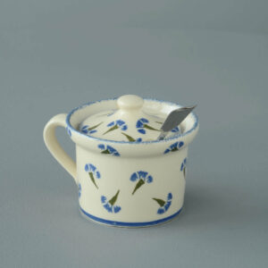 Cornflower Mustard Pot