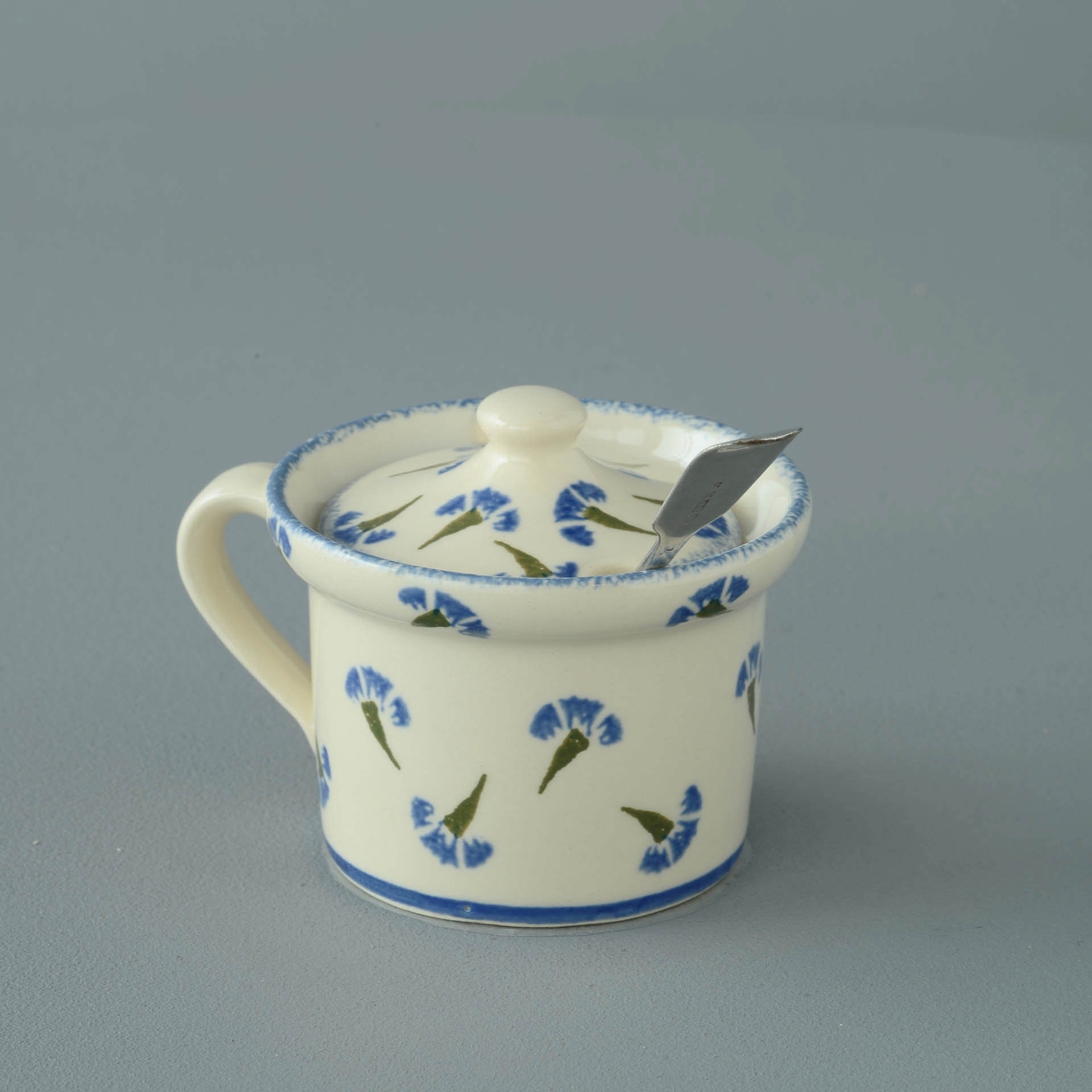 Cornflower Mustard Pot