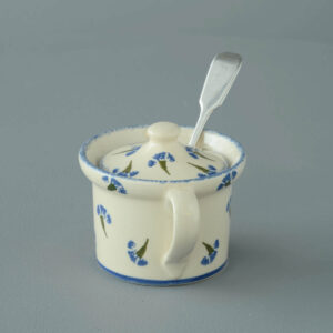 Cornflower Mustard Pot