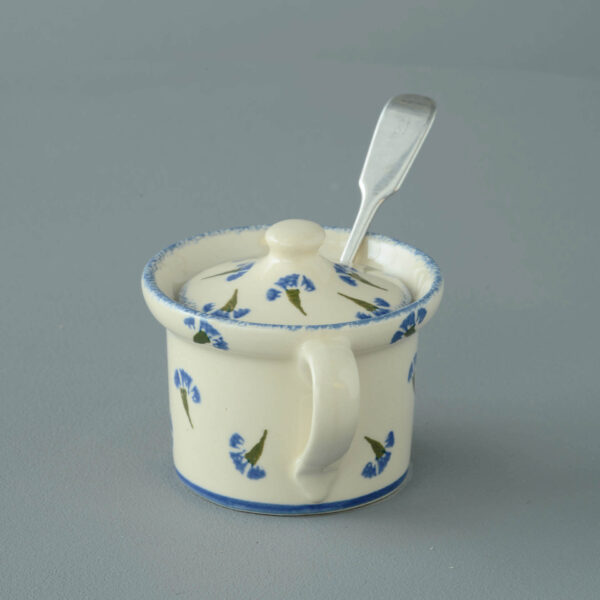 Cornflower Mustard Pot