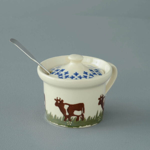 Cow Mustard Pot