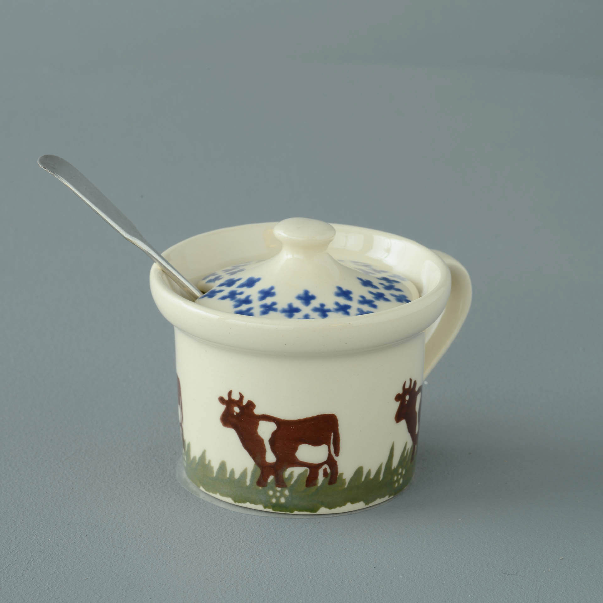 Cow Mustard Pot