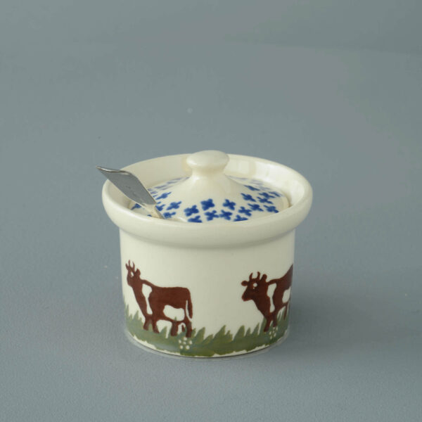 Cow Mustard Pot